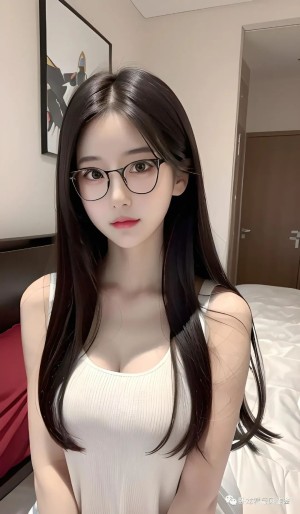 GPT-4 AI绘图之戴眼镜的美女,高清美图欣赏